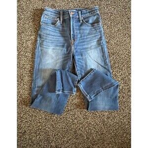 Madewell Curvey High Rise Skinny  Magic Pockets Skinny Jeans – Blue Indigo 27Tal